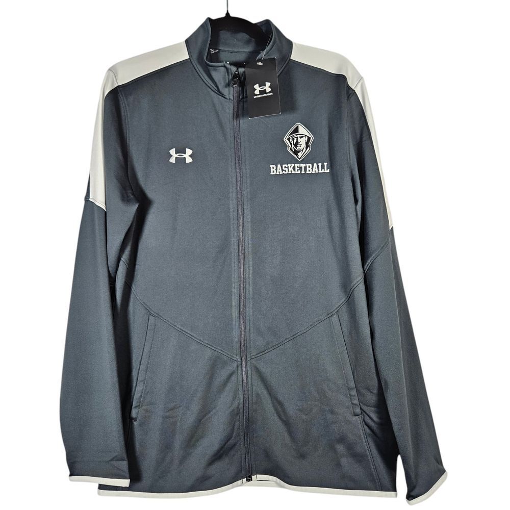 NEW Under Armour Jacket Mens M Loose Fit Basketball Full Zip Pocket Athlesuire